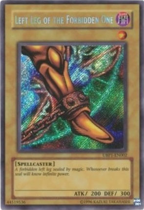 Left Leg of the Forbidden One - UBP1-EN002 - Secret Rare available at 401 Games Canada