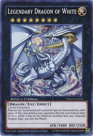 Legendary Dragon of White - WSUP-EN051 - Prismatic Secret Rare - 1st Edition available at 401 Games Canada