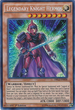 Legendary Knight Hermos - DRL2-EN008 - Secret Rare - 1st Edition available at 401 Games Canada