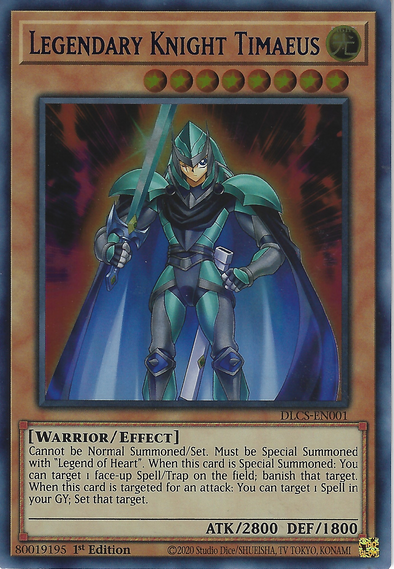 Legendary Knight Timaeus (Blue) - DLCS-EN001 - Ultra Rare - 1st Edition available at 401 Games Canada