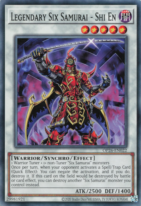 Legendary Six Samurai - Shi En - OP26-EN022 - Common - Unlimited