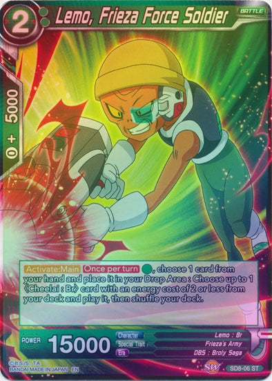 Lemo, Frieza Force Soldier - SD8-06 - Starter Rare (FOIL) available at 401 Games Canada