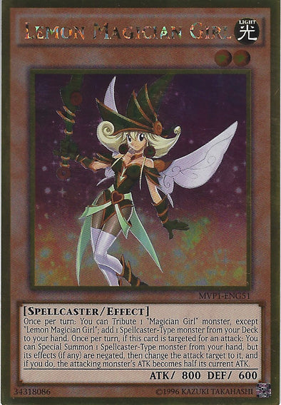 Lemon Magician Girl - MVP1-ENG51 - Gold Rare - Unlimited available at 401 Games Canada