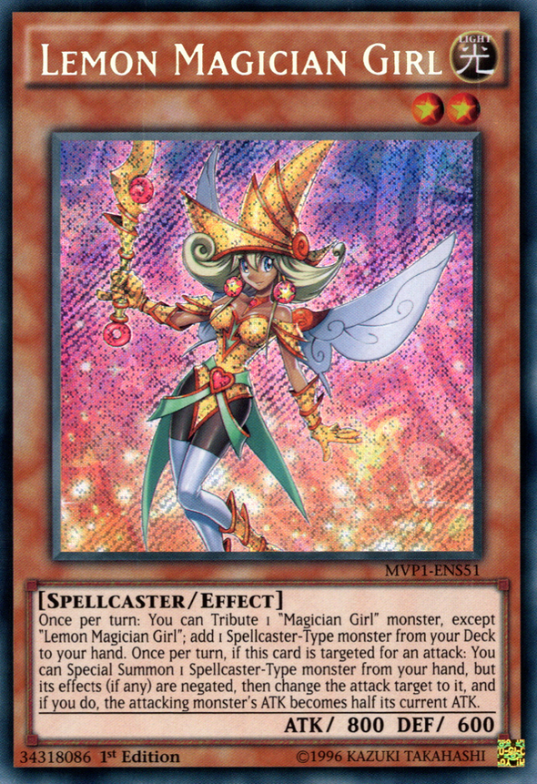 Lemon Magician Girl - MVP1-ENS51 - Secret Rare - 1st Edition available at 401 Games Canada