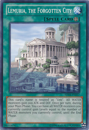 Lemuria, the Forgotten City - ABYR-EN057 - Common - Unlimited available at 401 Games Canada