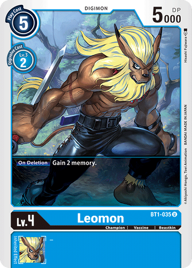 Leomon - BT1-035 - Uncommon available at 401 Games Canada