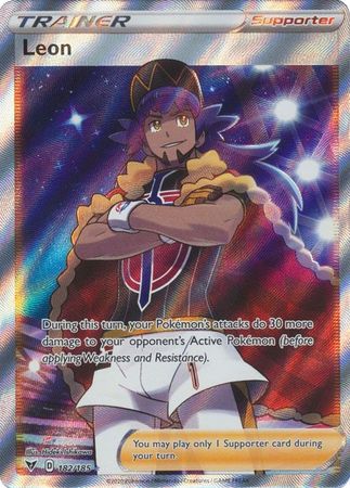 pokemon leon rare league card 401 Games Canada - Leon - 182/185