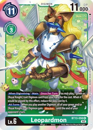 Leopardmon - BT13-056 - Rare available at 401 Games Canada