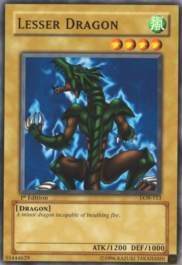 Lesser Dragon - LOB-113 - Common - 1st Edition available at 401 Games Canada