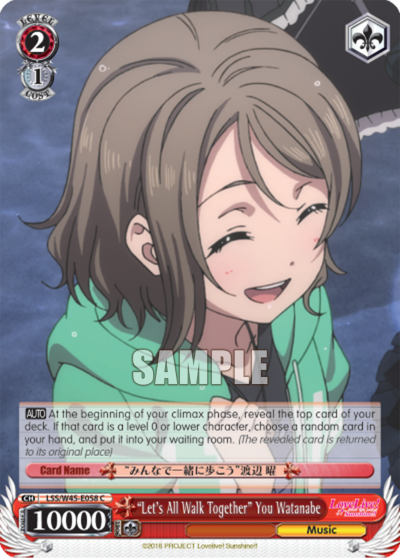 "Let's All Walk Together" You Watanabe - LSS/W45-E058 - Common available at 401 Games Canada