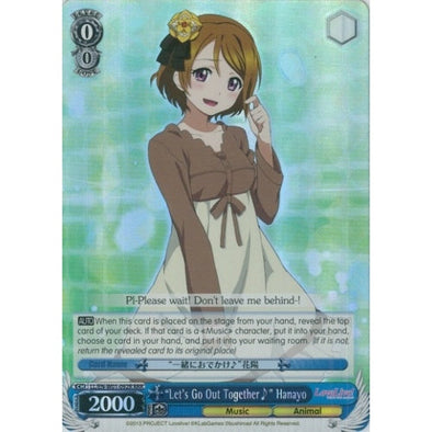"Let's Go Out Together?" Hanayo - LL/EN-W01-092 - Triple Rare available at 401 Games Canada