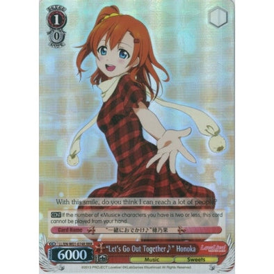 "Let's Go Out Together?" Honoka - LL/EN-W01-074- Triple Rare available at 401 Games Canada