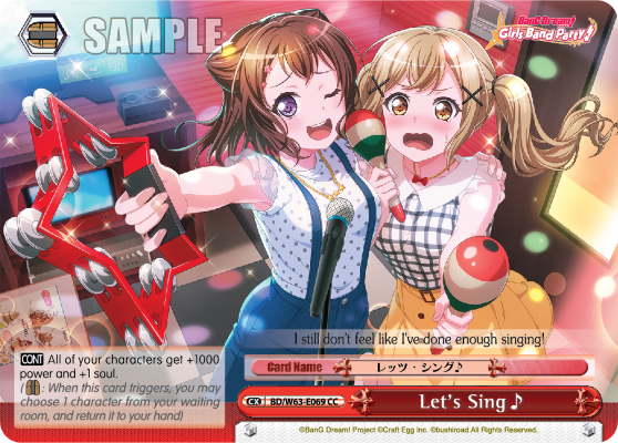 Let's Sing - BD/W63-E069 - Climax Common available at 401 Games Canada