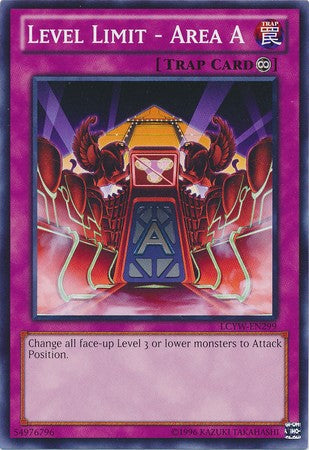 Level Limit - Area A - LCYW-EN299 - Common - Unlimited available at 401 Games Canada