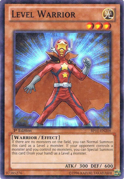 Level Warrior - BP01-EN208 - Starfoil Rare - 1st Edition available at 401 Games Canada