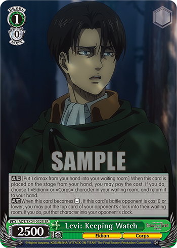 Levi: Keeping Watch - AOT/SX04-E032S - Super Rare available at 401 Games Canada