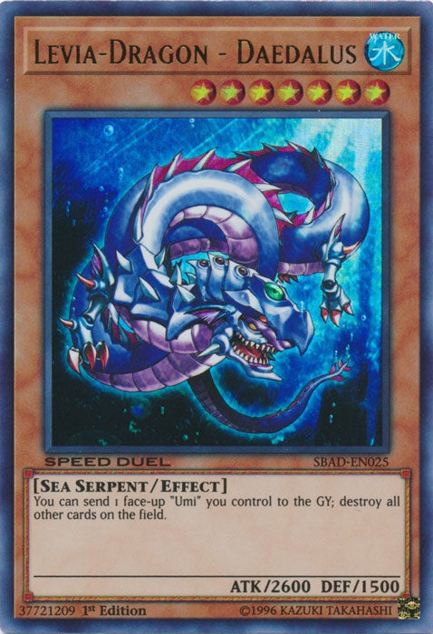 Levia-Dragon - Daedalus - SBAD-EN025 - Ultra Rare - 1st Edition available at 401 Games Canada