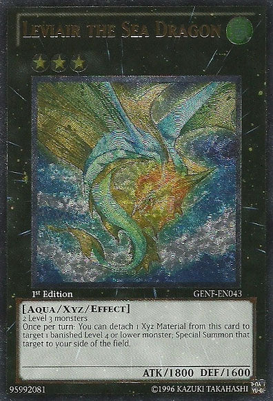Leviair the Sea Dragon - GENF-EN043 - Ultimate Rare - 1st Edition available at 401 Games Canada