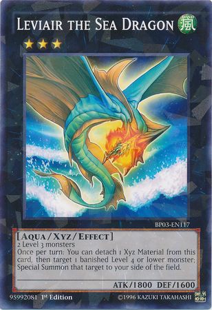 Leviair the Sea Dragon (Shatterfoil) - BP03-EN117 - Shatterfoil Rare - 1st Edition available at 401 Games Canada