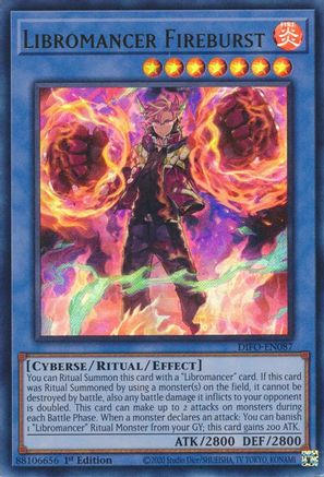 Libromancer Fireburst - DIFO-EN087 - Ultra Rare - 1st Edition available at 401 Games Canada