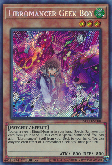 Libromancer Geek Boy - BACH-EN000 - Secret Rare - 1st Edition available at 401 Games Canada