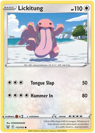 Lickitung - 113/163 - Common available at 401 Games Canada