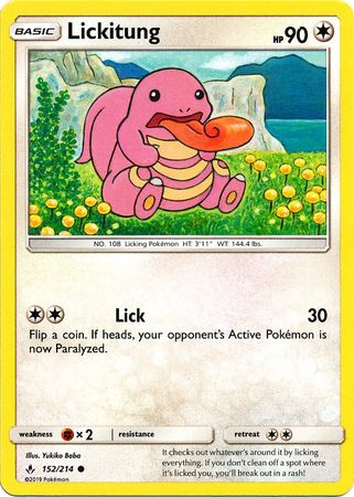 Lickitung - 152/214 - Common available at 401 Games Canada