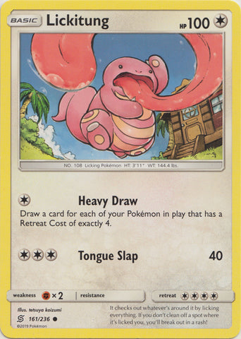 Lickitung - 161/236 - Common available at 401 Games Canada