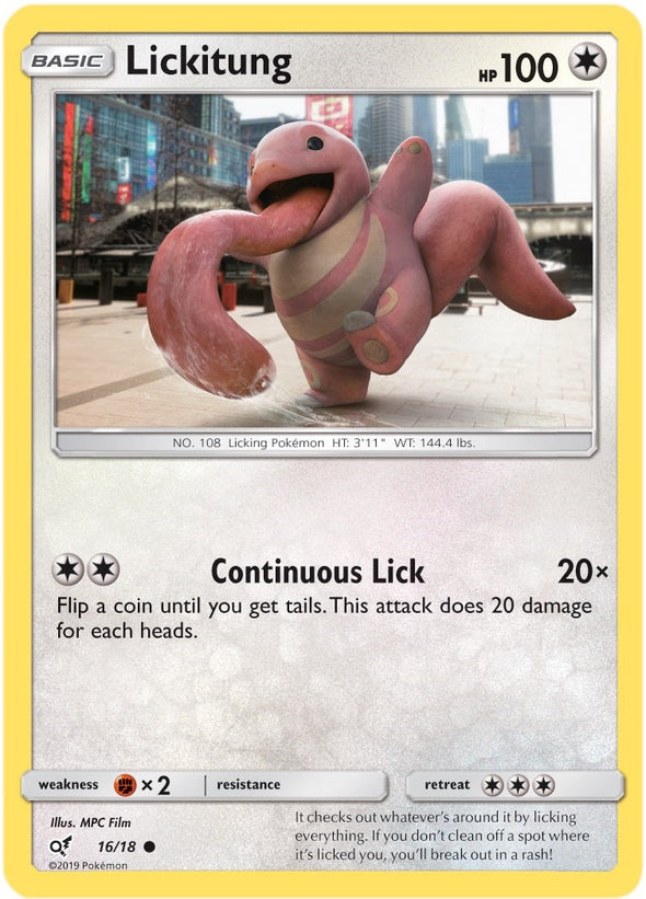 Lickitung - 16/18 - Common available at 401 Games Canada