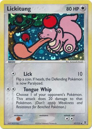 Lickitung - 37/112 - Uncommon - Reverse Holo available at 401 Games Canada