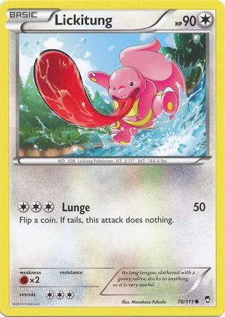 Lickitung - 78/111 - Common available at 401 Games Canada