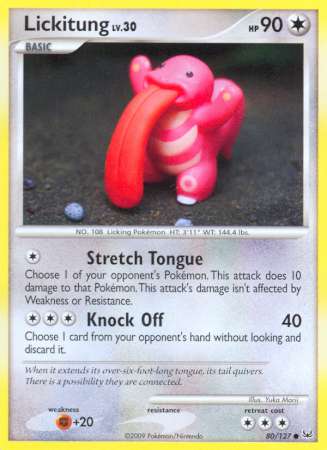 Lickitung - 80/127 - Common available at 401 Games Canada