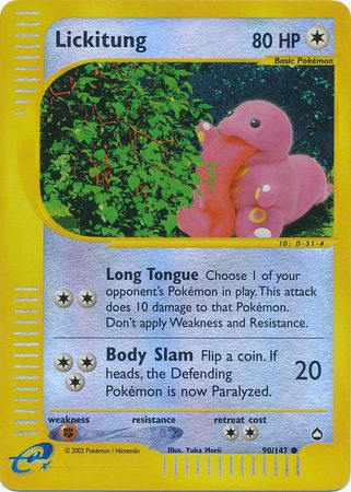 Lickitung - 90/147 - Common - Reverse Holo available at 401 Games Canada