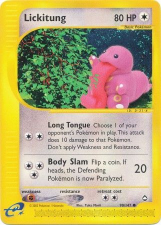 Lickitung - 90/147 - Common available at 401 Games Canada