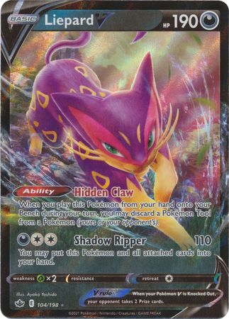 Liepard V - 104/198 - Ultra Rare available at 401 Games Canada