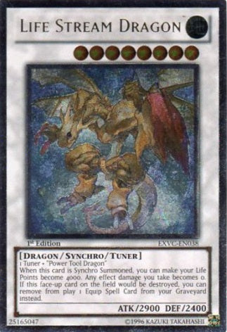 Life Stream Dragon - EXVC-EN038 - Ultimate Rare - 1st Edition available at 401 Games Canada