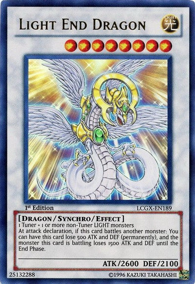 Light End Dragon - LCGX-EN189 - Ultra Rare - 1st Edition available at 401 Games Canada