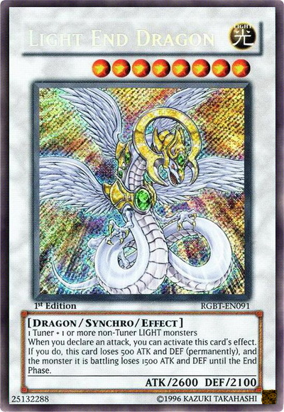 Light End Dragon - RGBT-EN091 - Secret Rare - 1st Edition available at 401 Games Canada