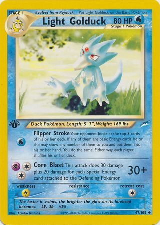 Light Golduck - 47/105 - Uncommon - 1st Edition available at 401 Games Canada