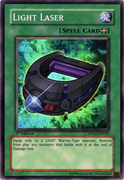 Light Laser - DP03-EN025 - Super Rare - 1st Edition available at 401 Games Canada