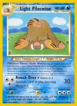 Light Piloswine - 26/105 - Rare - Unlimited available at 401 Games Canada