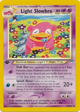 Light Slowbro - 51/105 - Uncommon - 1st Edition available at 401 Games Canada