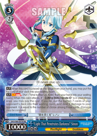 'Light That Penetrates Darkness' Sinon (RR) available at 401 Games Canada