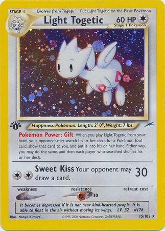 Light Togetic - 15/105 - Holo - 1st Edition available at 401 Games Canada