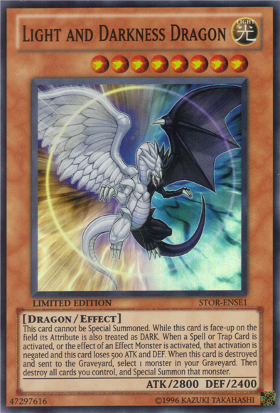 Light and Darkness Dragon - STOR-ENSE1 - Super Rare - Limited Edition available at 401 Games Canada