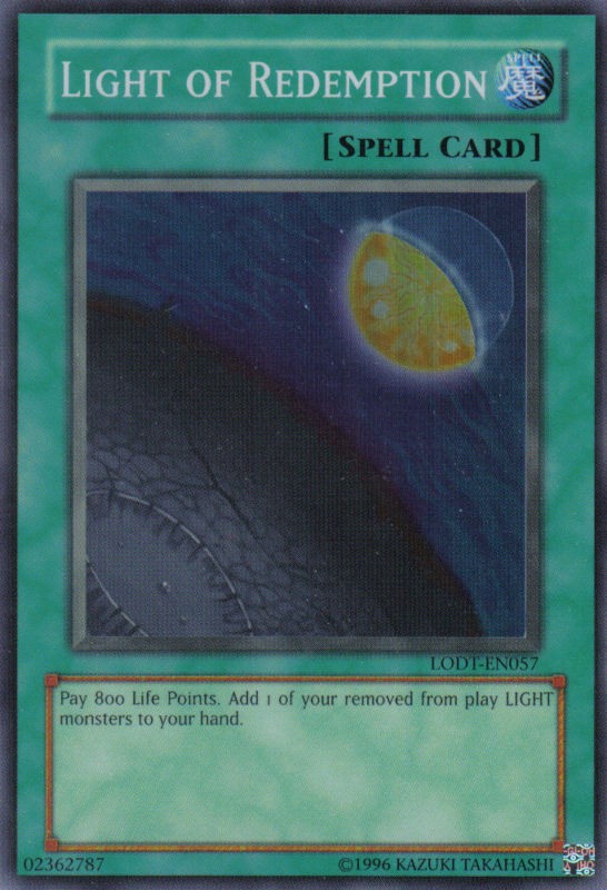 Light of Redemption - LODT-EN057 - Super Rare - Unlimited available at 401 Games Canada