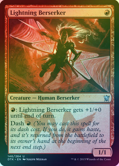 Lightning Berserker (Foil) (DTK)