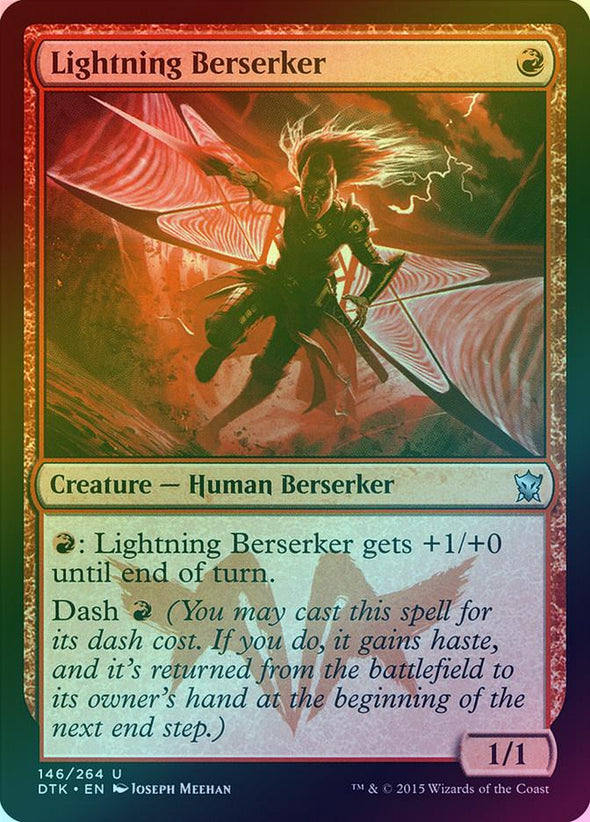 Lightning Berserker (Foil) (DTK)
