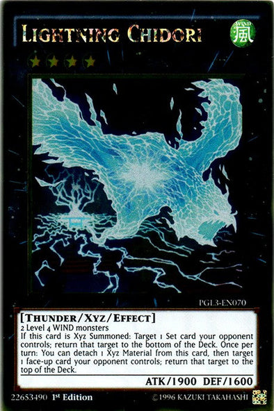 Lightning Chidori - PGL3-EN070 - Gold Rare - 1st Edition available at 401 Games Canada