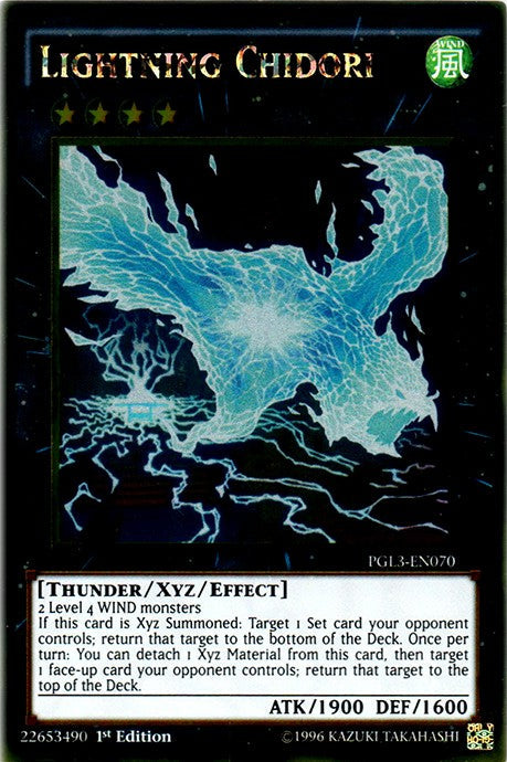 Lightning Chidori - PGL3-EN070 - Gold Rare - 1st Edition available at 401 Games Canada